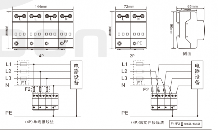 防雷器廠家 120KA電源防雷器